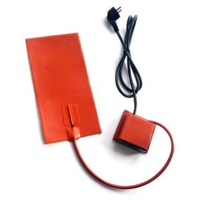 Individualus 220 V silikono padėklo šildytuvas su termostatu